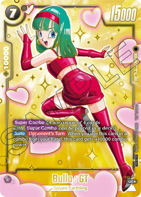 Image for Bulla : GT (Championship Pack 03 Finalist) (FB03-127) (DBSFW_TPR) - Dragon Ball Super: Fusion World