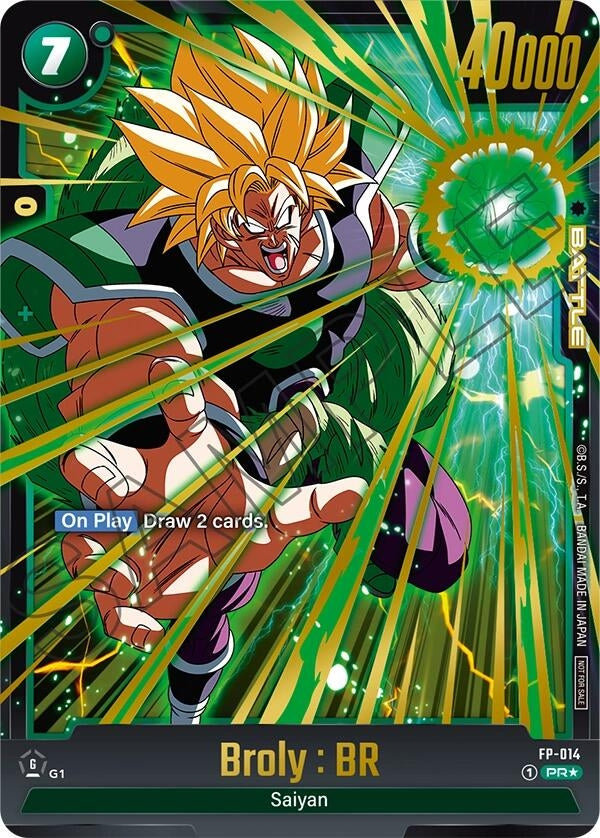 Image for Broly : BR - FP-014 (Selection Pack 01) (FP-014) (DBSFW_TPR) - Dragon Ball Super: Fusion World
