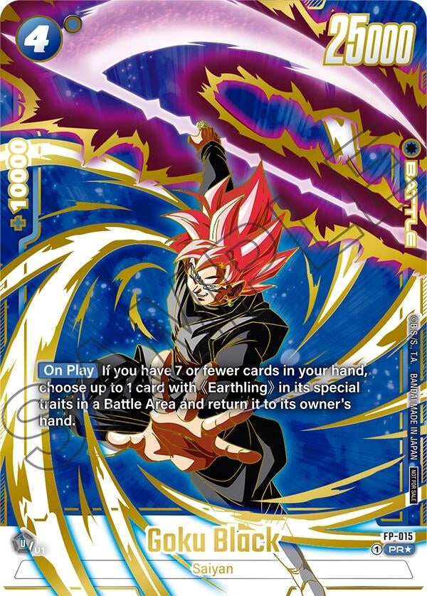 Image for Goku Black - FP-015 (Selection Pack 01 Finalist) (FP-015) (DBSFW_TPR) - Dragon Ball Super: Fusion World