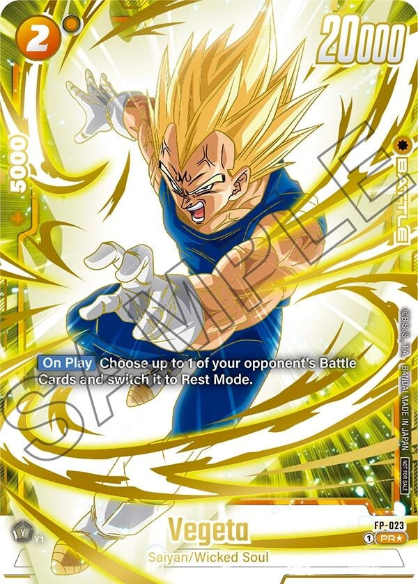 Image for Vegeta - FP-023 (Selection Pack 01 Finalist) (FP-023) (DBSFW_TPR) - Dragon Ball Super: Fusion World