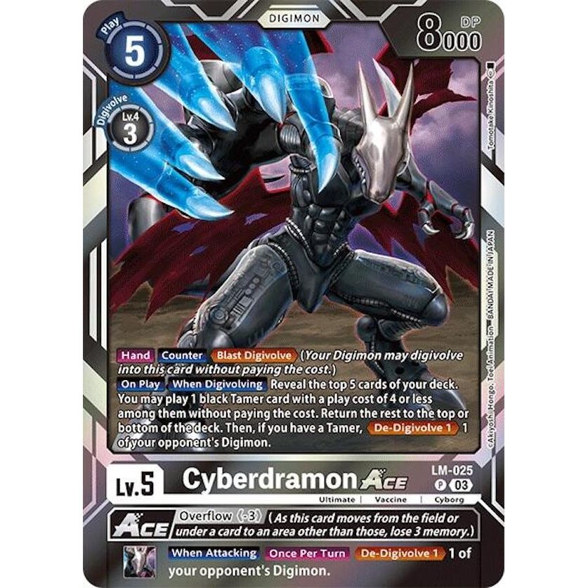 Image for Cyberdramon ACE (LM-025 P) (LM) - Digimon Card Game