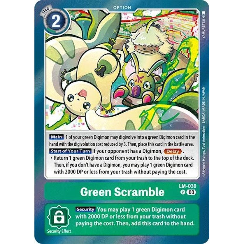 Image for Green Scramble (LM-030 P) (LM) - Digimon Card Game