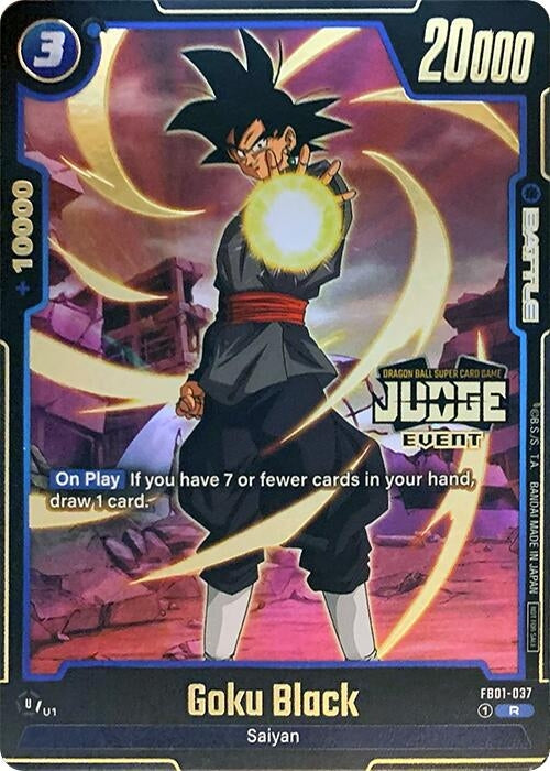 Image for Goku Black - FB01-037 (Judge Pack (Event Judge) 01) (FB01-037) (DBSFW_TPR) - Dragon Ball Super: Fusion World