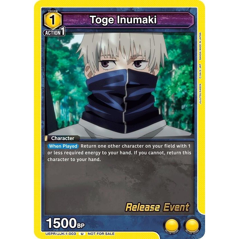 Image for Toge Inumaki (003) (UEPR/JJK-1-003) (UE03BT_RE) - Union Arena