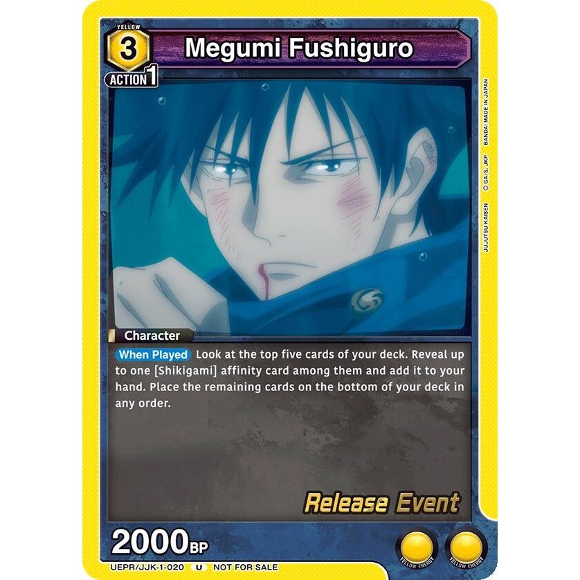 Image for Megumi Fushiguro (020) (UEPR/JJK-1-020) (UE03BT_RE) - Union Arena