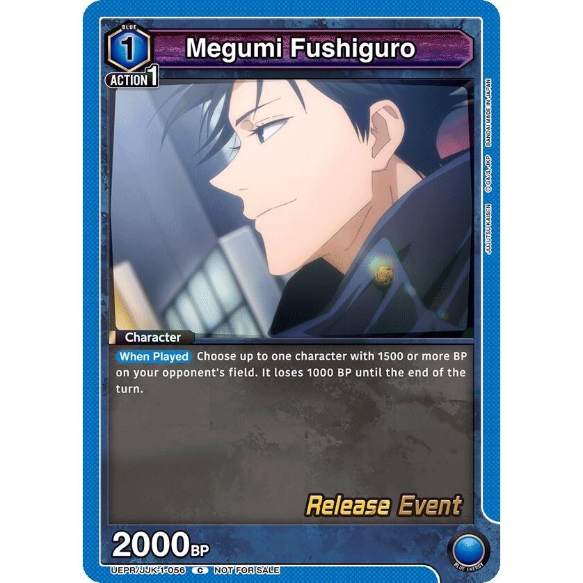 Image for Megumi Fushiguro (056) (UEPR/JJK-1-056) (UE03BT_RE) - Union Arena