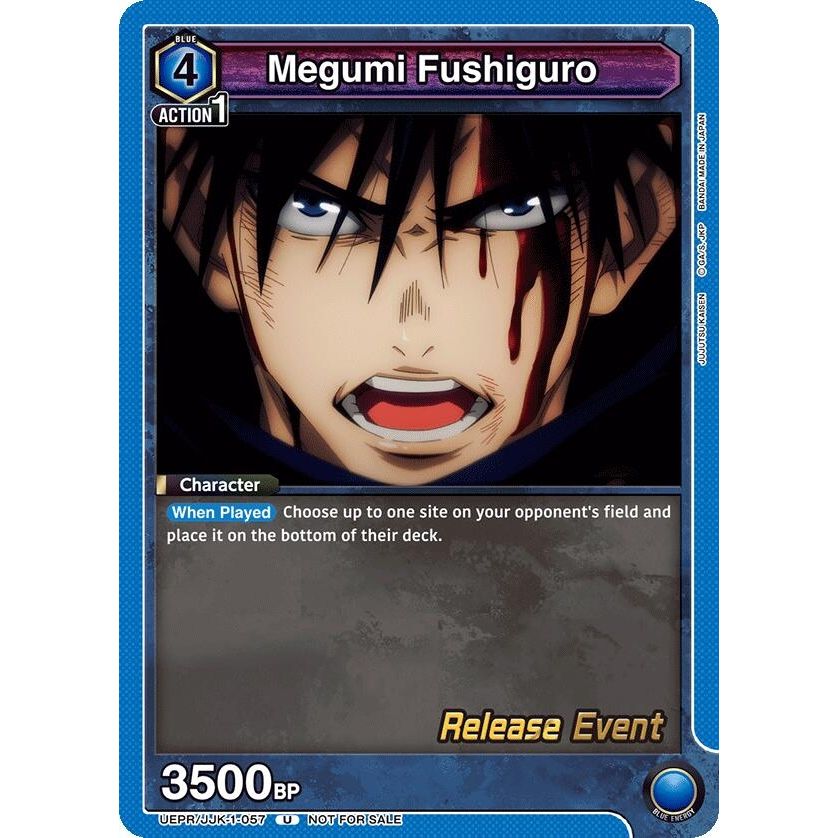 Image for Megumi Fushiguro (057) (UEPR/JJK-1-057) (UE03BT_RE) - Union Arena