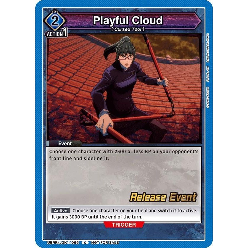 Image for Playful Cloud (UEPR/JJK-1-066) (UE03BT_RE) - Union Arena