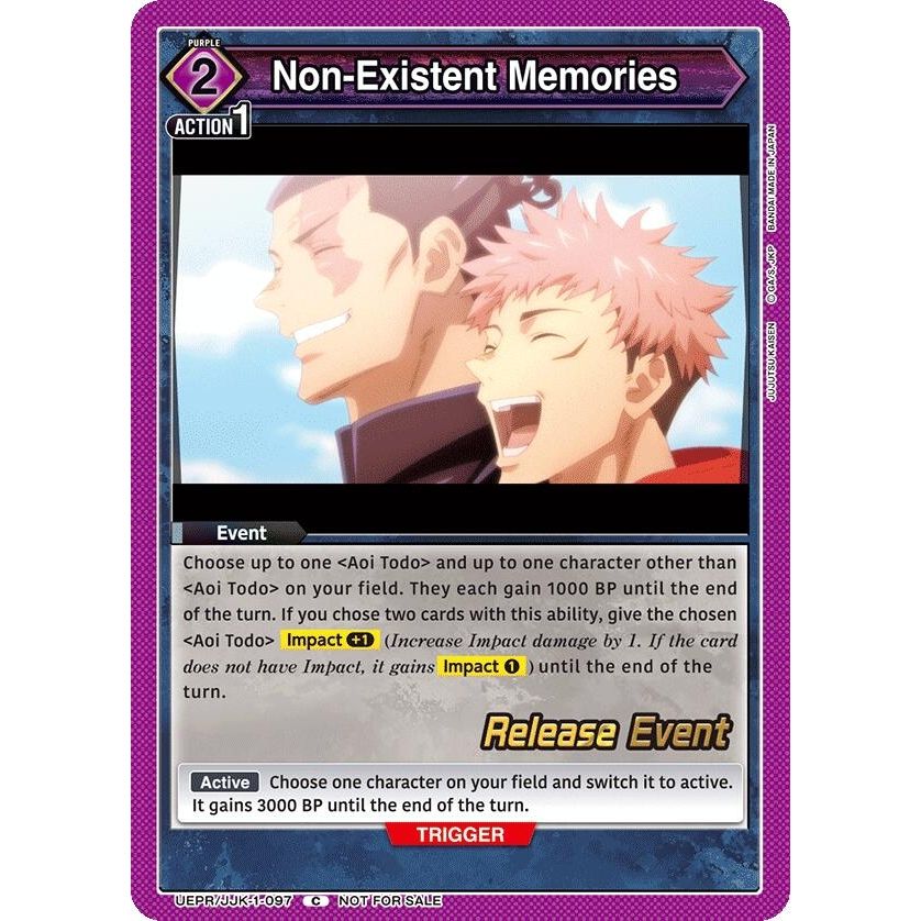 Image for Non-Existent Memories (UEPR/JJK-1-097) (UE03BT_RE) - Union Arena