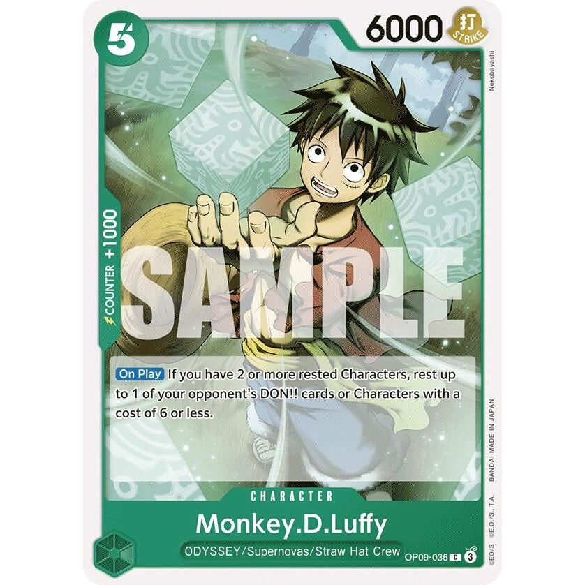 Image for Monkey.D.Luffy (036) (OP09-036) (OP09) - One Piece Card Game