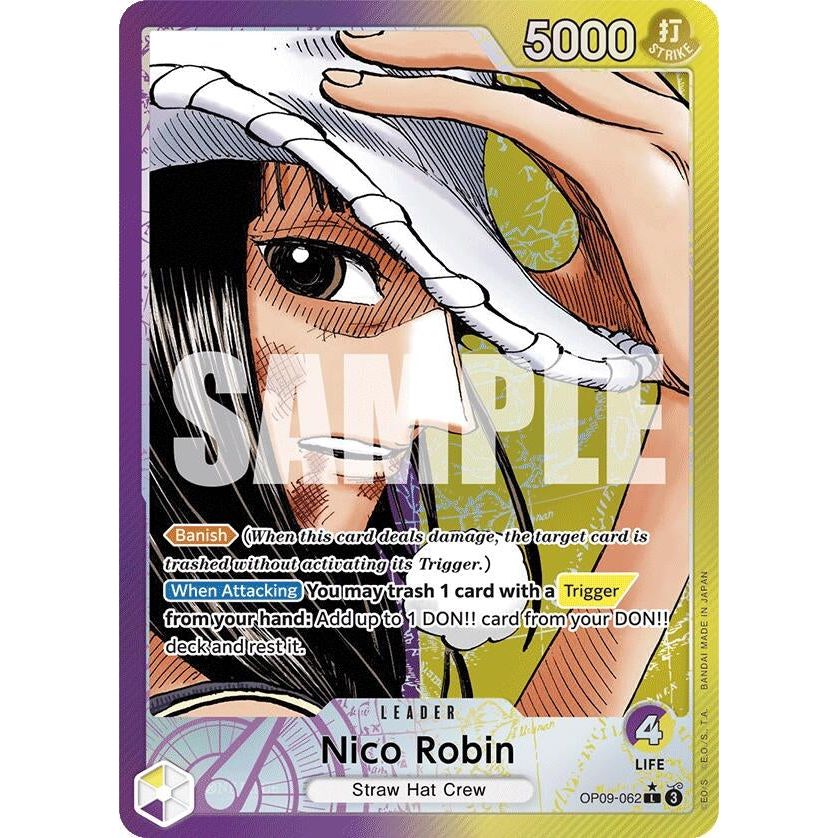 Image for Nico Robin (062) (Parallel) (OP09-062) (OP09) - One Piece Card Game
