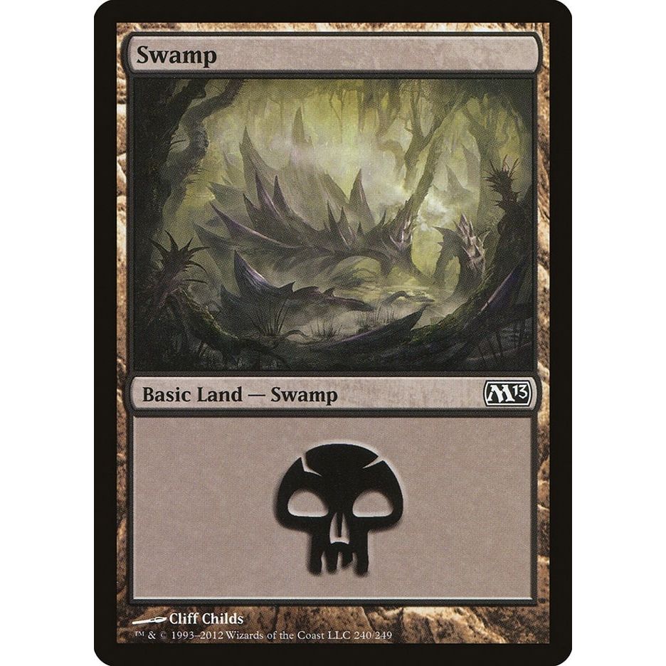 Image for Swamp (240) (240) (M13) - Magic: The Gathering