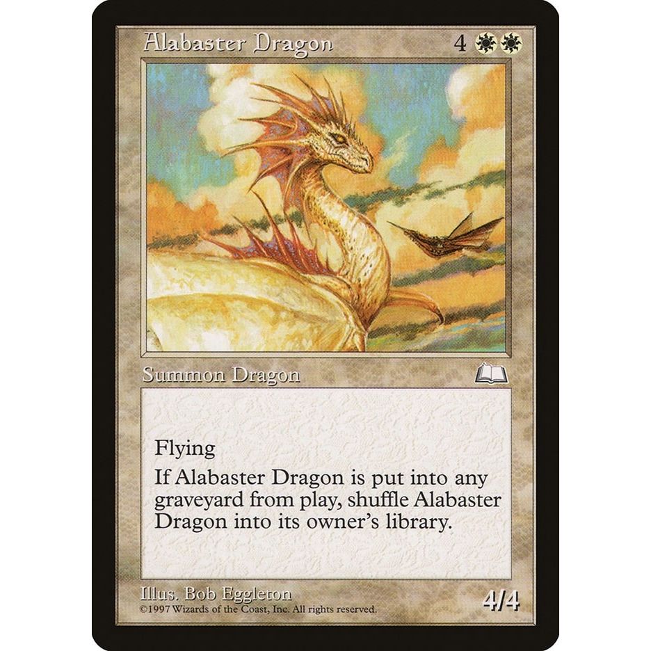 Image for Alabaster Dragon (WTH) - Magic: The Gathering