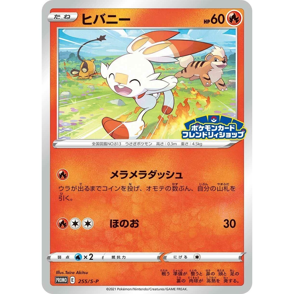 Image for Scorbunny - 255/S-P (255/S-P) (S-P) - Pokemon Japan