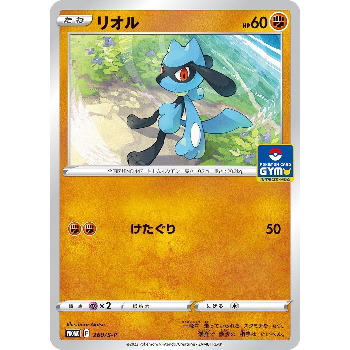 Image for Riolu - 260/S-P (260/S-P) (S-P) - Pokemon Japan