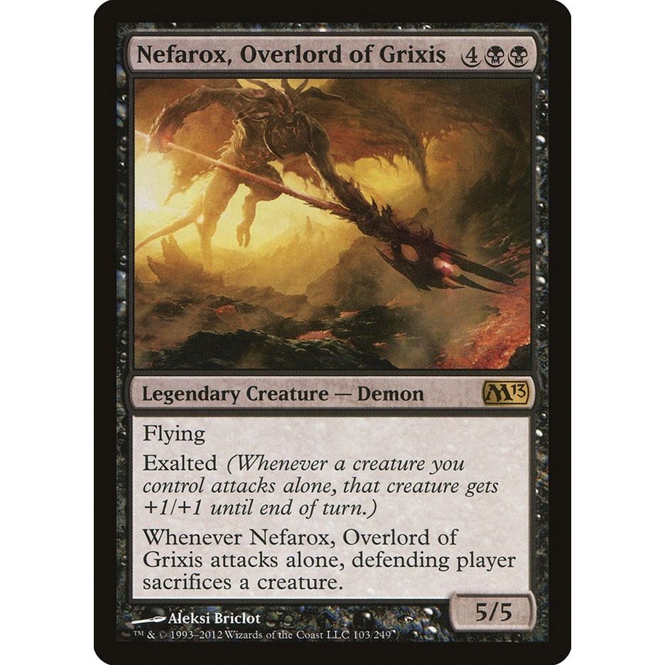 Image for Nefarox, Overlord of Grixis (103) (M13) - Magic: The Gathering