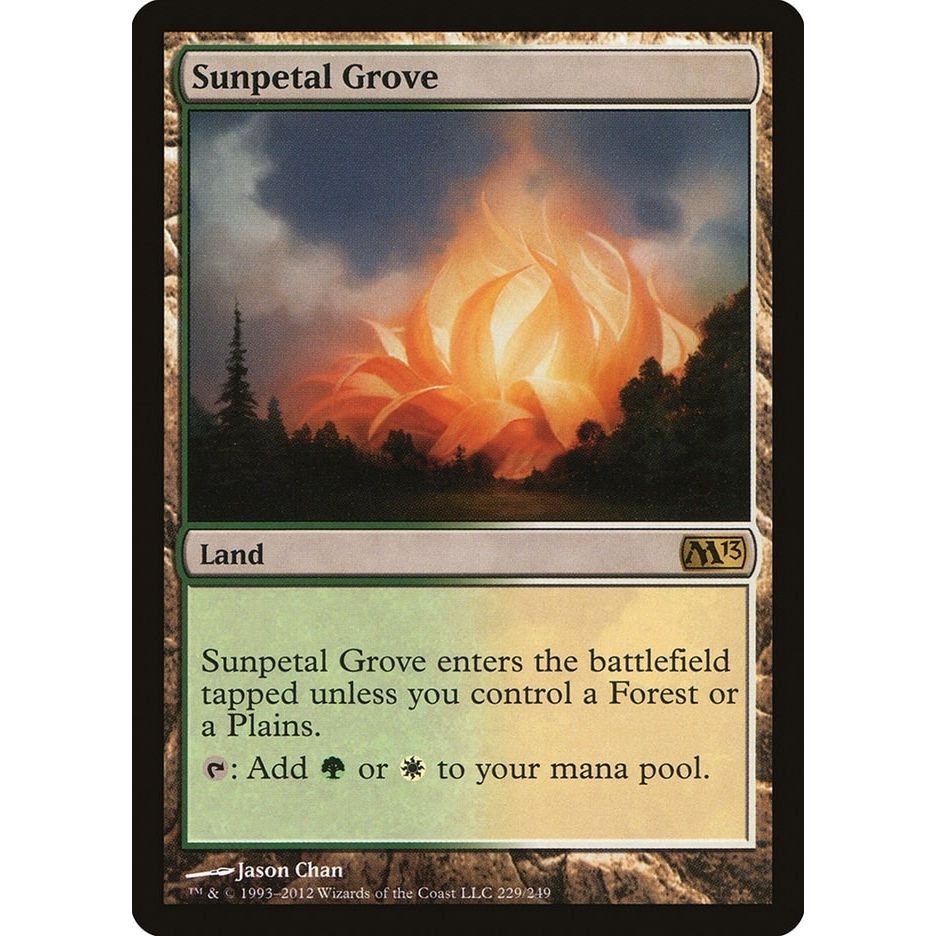 Image for Sunpetal Grove (229) (M13) - Magic: The Gathering