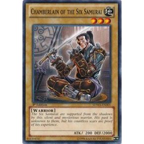 Image for Chamberlain of the Six Samurai (SDWA-EN001) (SDWA) - YuGiOh
