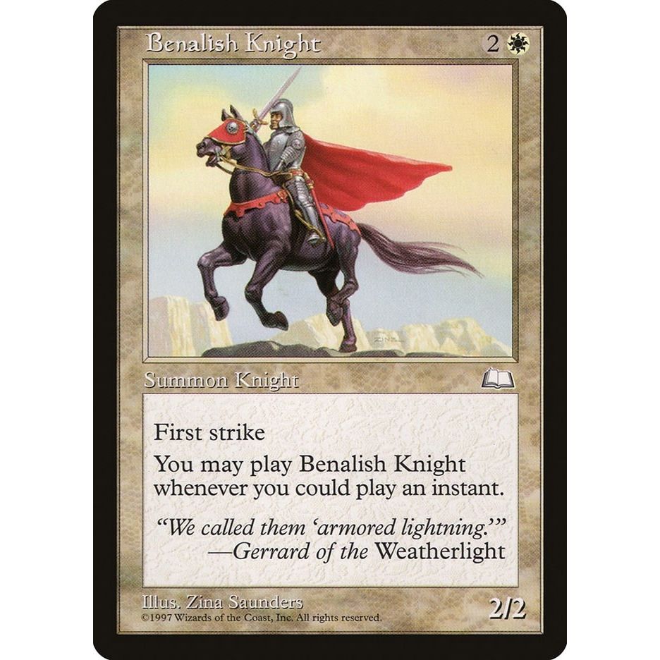 Image for Benalish Knight (WTH) - Magic: The Gathering