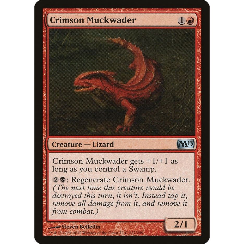 Image for Crimson Muckwader (127) (M13) - Magic: The Gathering