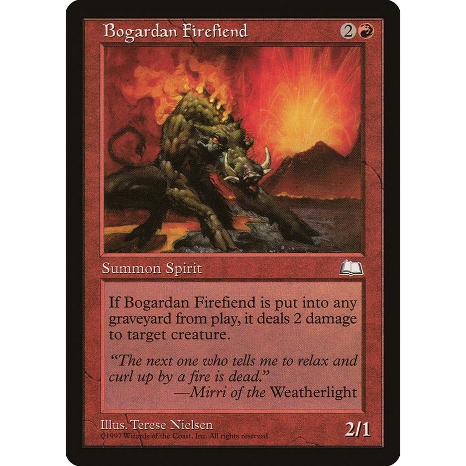 Image for Bogardan Firefiend (WTH) - Magic: The Gathering