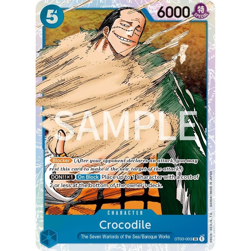 Image for Crocodile (003) (ST03-003) (OPRP) - One Piece Card Game