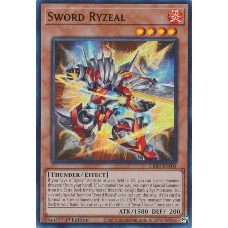 Image for Sword Ryzeal (CRBR-EN001) (CRBR) - YuGiOh