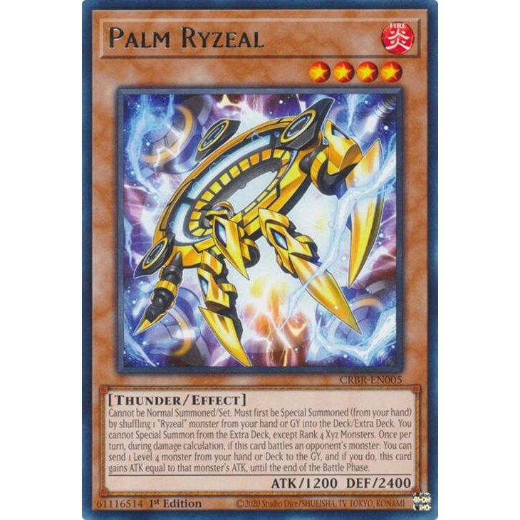 Image for Palm Ryzeal (CRBR-EN005) (CRBR) - YuGiOh