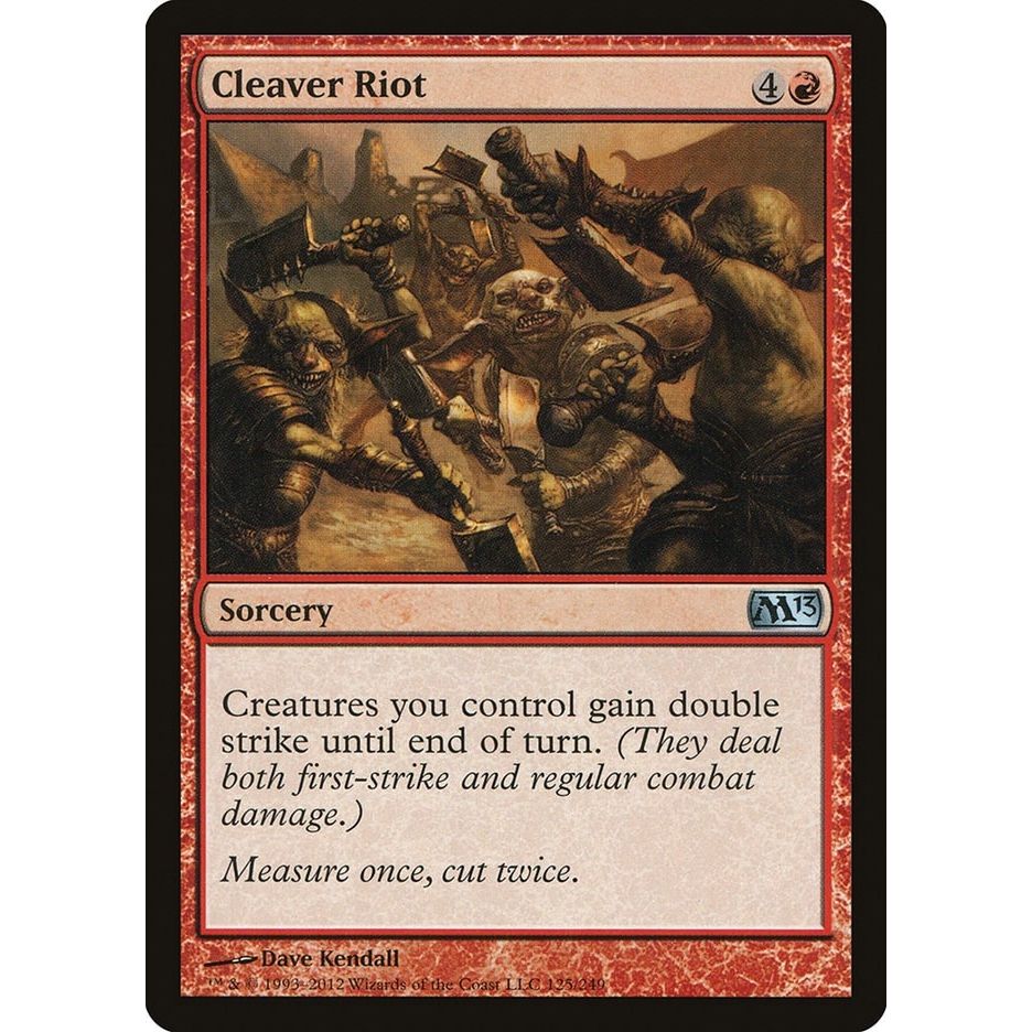 Image for Cleaver Riot (125) (M13) - Magic: The Gathering