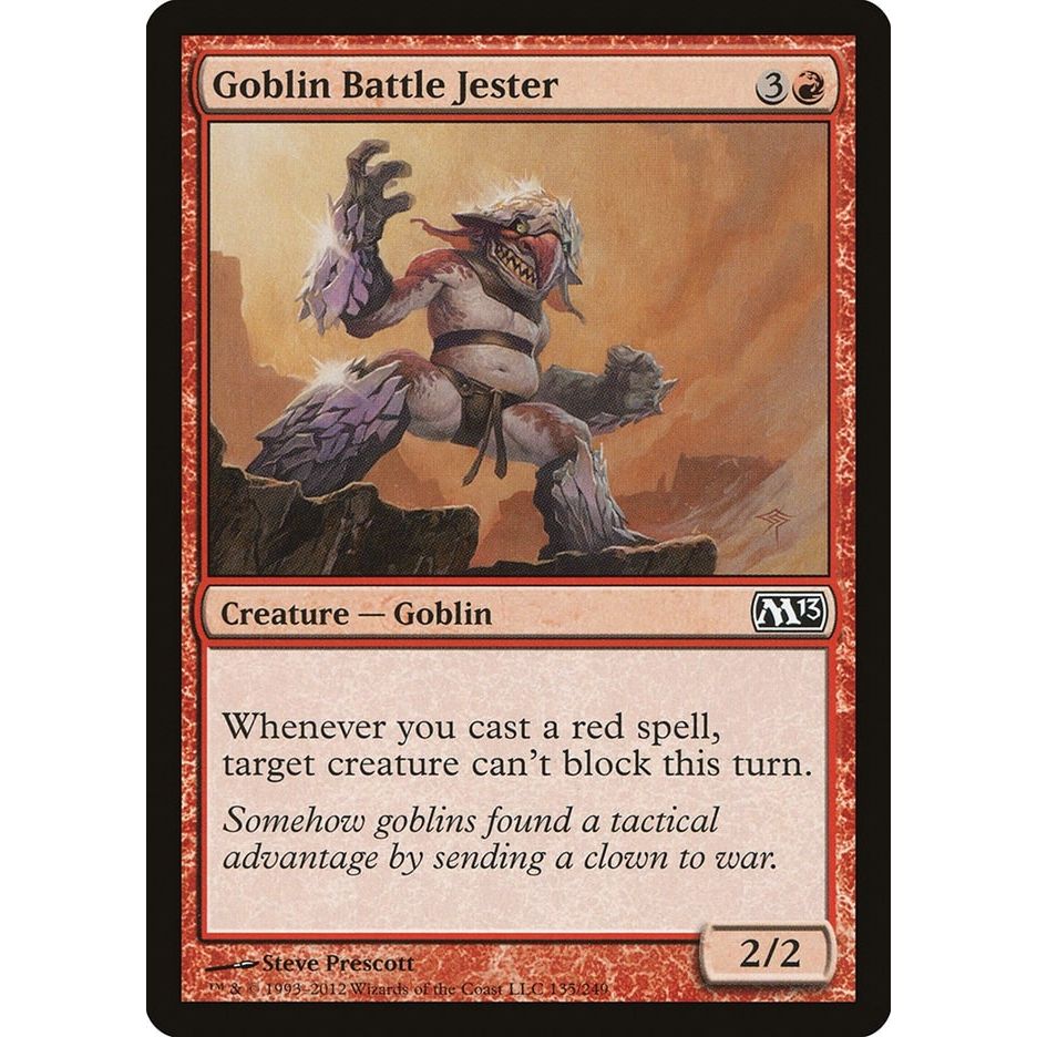 Image for Goblin Battle Jester (135) (M13) - Magic: The Gathering