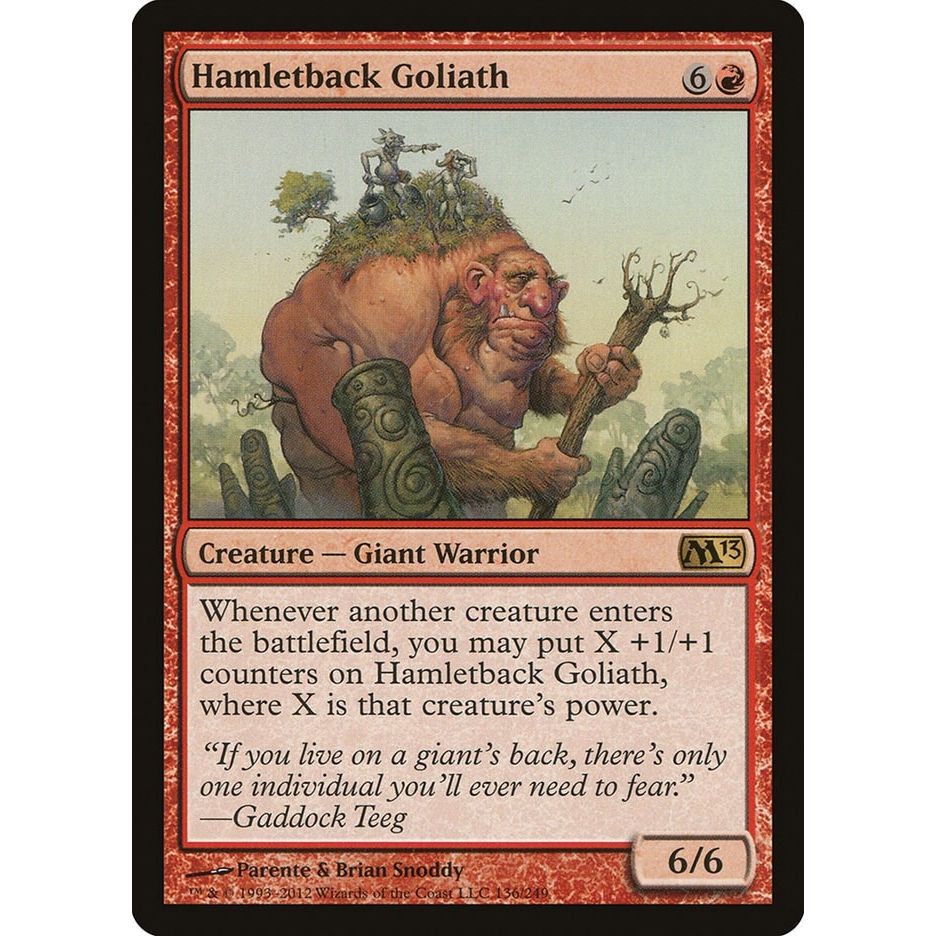 Image for Hamletback Goliath (136) (M13) - Magic: The Gathering