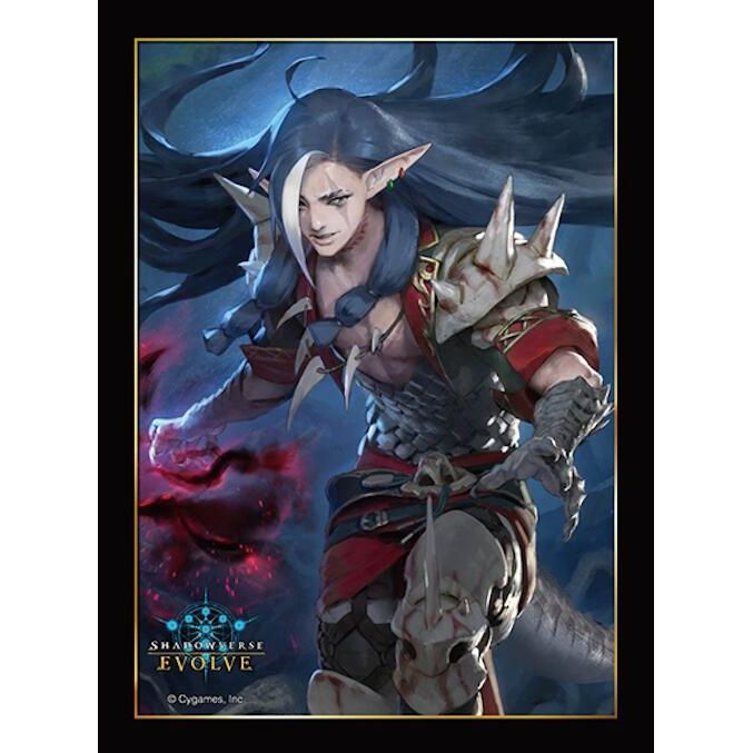 Image for Shadowverse EVOLVE Boxtopper Sleeves: Valdain, Cursed Shadow (10-Pack) - Card Sleeves
