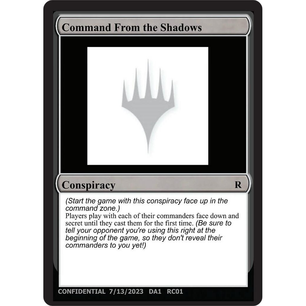 Image for Command From the Shadows - Magic: The Gathering