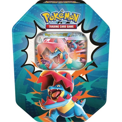 Pokemon - Mega Evolution Tin - Ascended Heroes - Mega Feraligatr ex