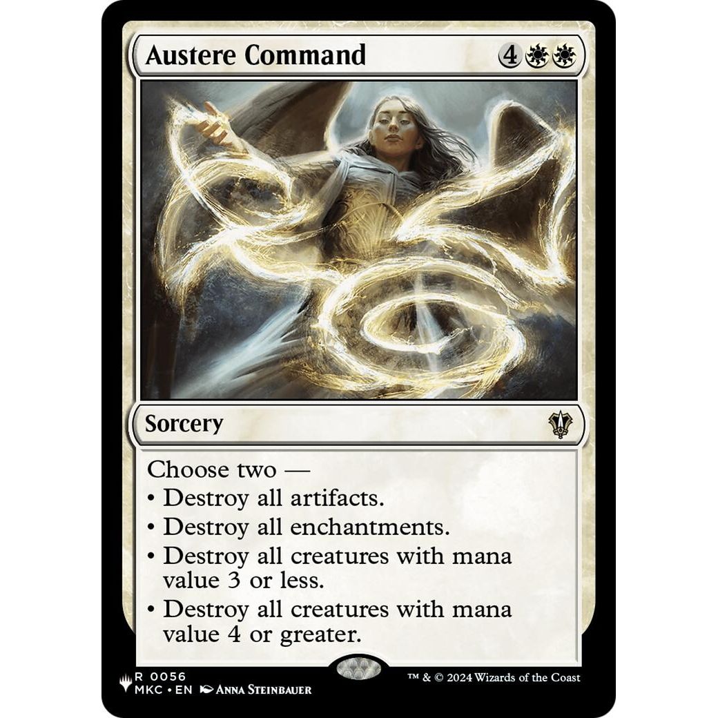 Image for Austere Command (MKC) (0056) (LIST) - Magic: The Gathering
