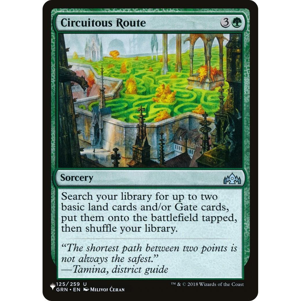 Image for Circuitous Route (125/259) (LIST) - Magic: The Gathering