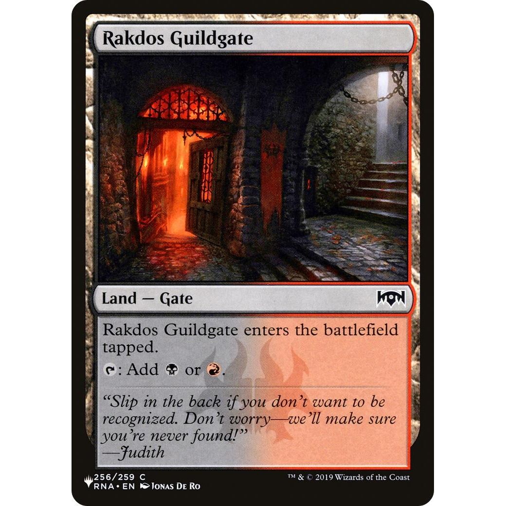 Image for Rakdos Guildgate (256) (256/259) (LIST) - Magic: The Gathering