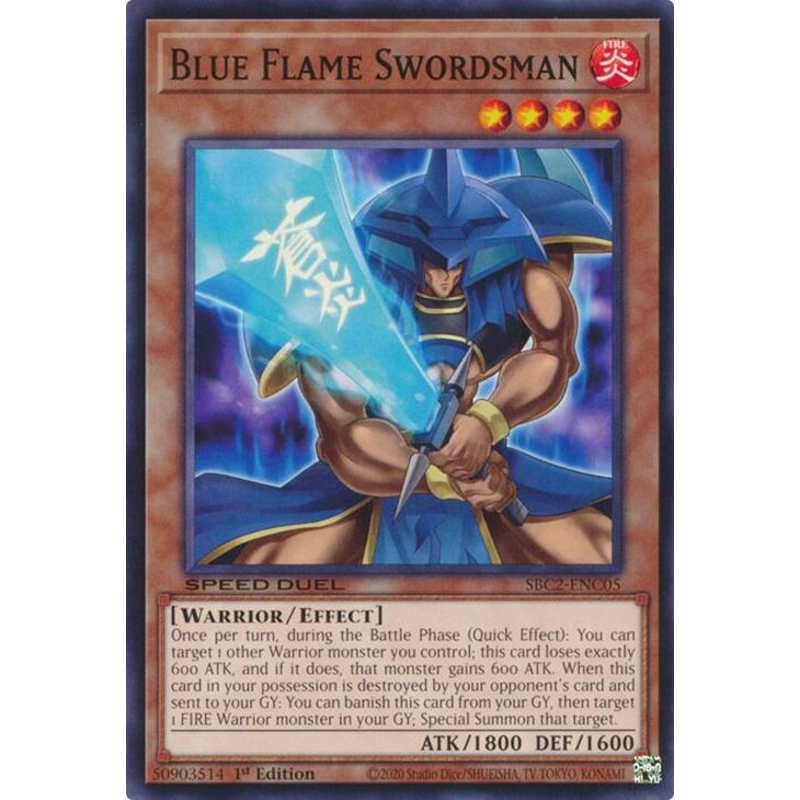 Image for Blue Flame Swordsman (SBC2-ENC05) (SBC2) - YuGiOh