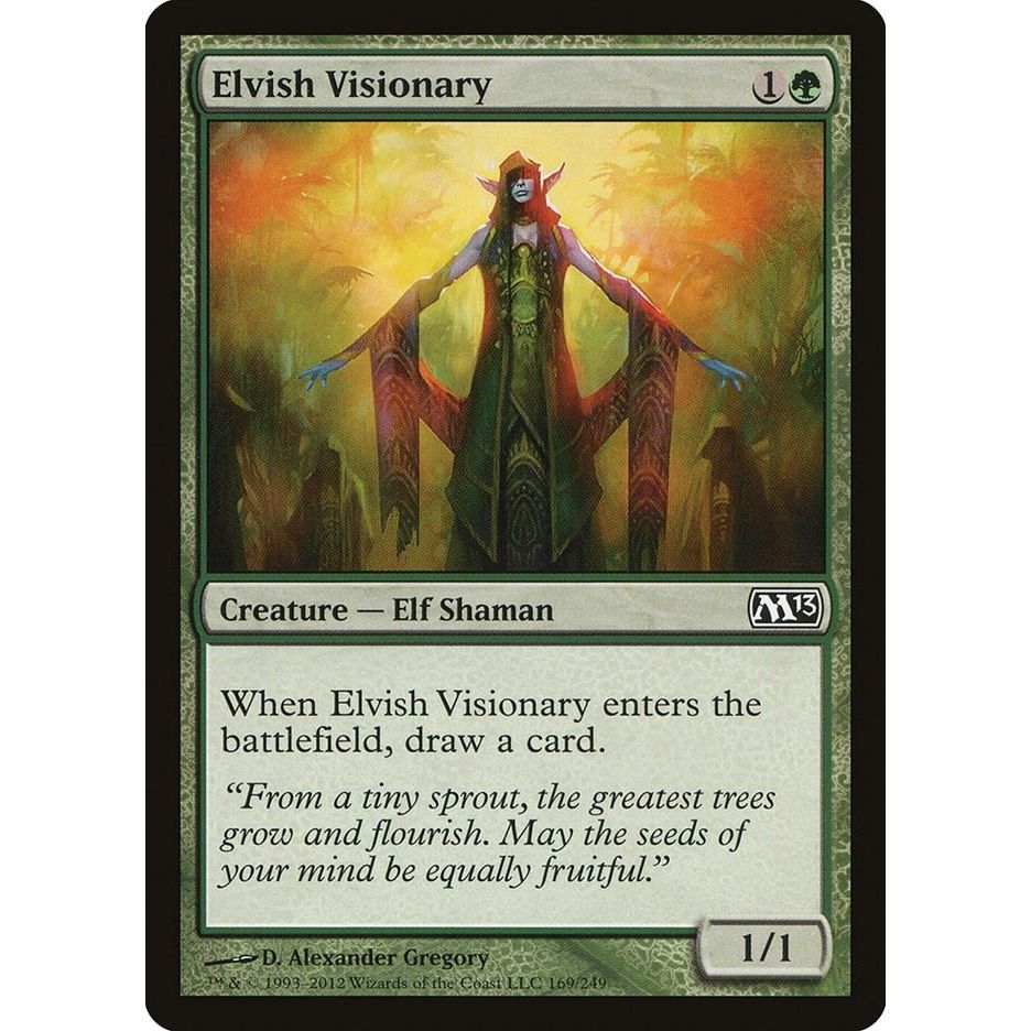 Image for Elvish Visionary (169) (M13) - Magic: The Gathering