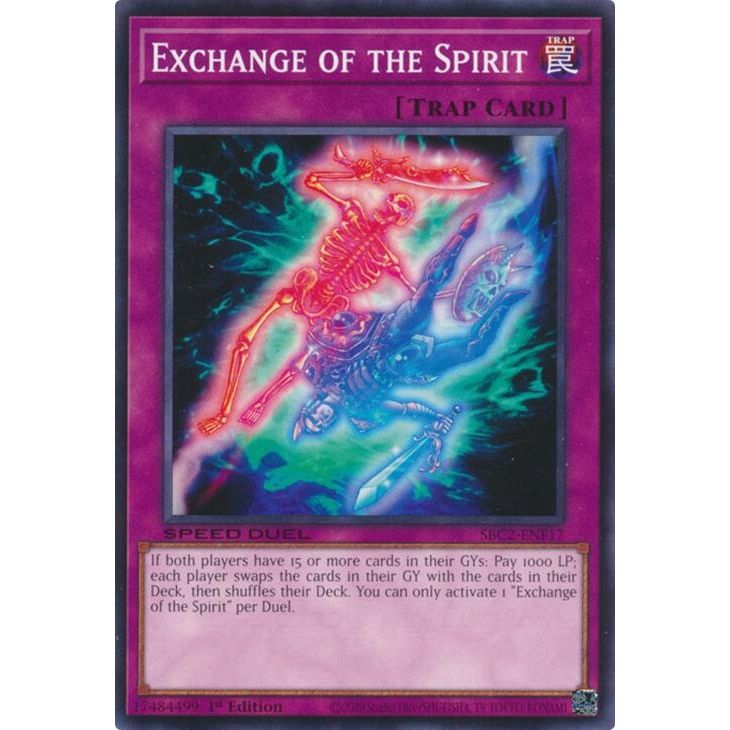 Image for Exchange of the Spirit (SBC2-ENF17) (SBC2) - YuGiOh