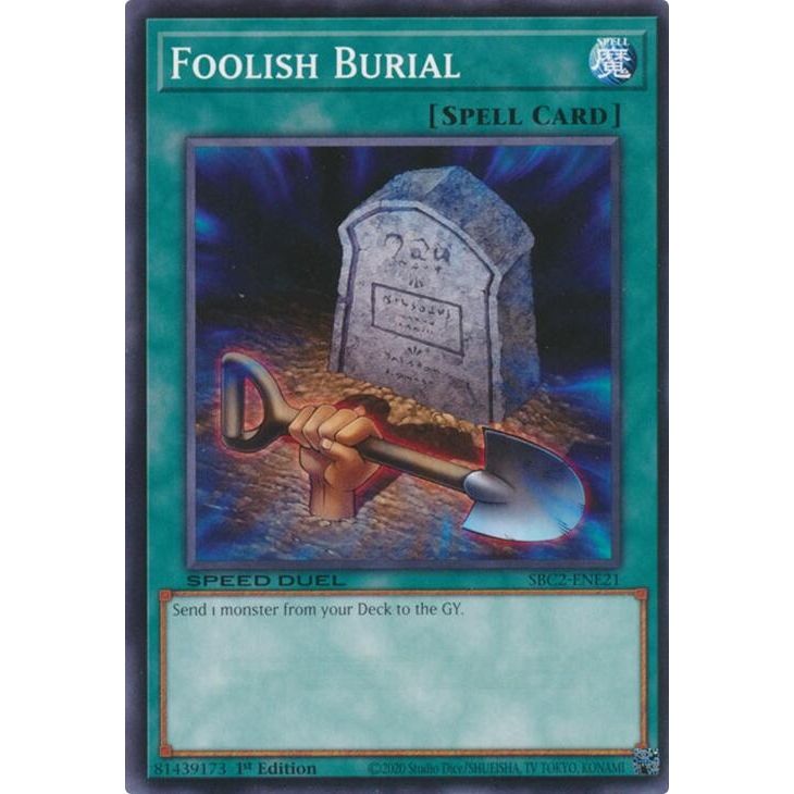 Image for Foolish Burial (SBC2-ENE21) (SBC2) - YuGiOh