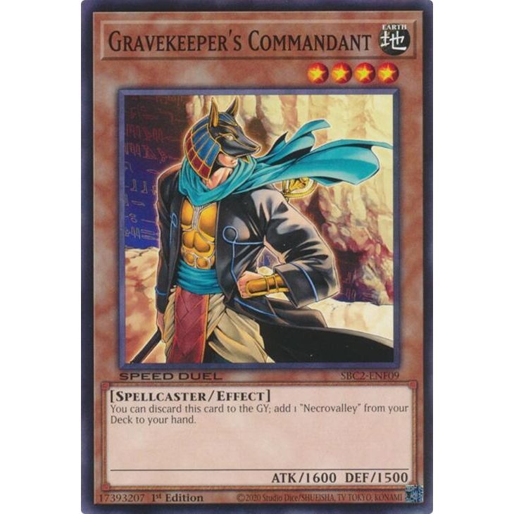 Image for Gravekeeper's Commandant (SBC2-ENF09) (SBC2) - YuGiOh