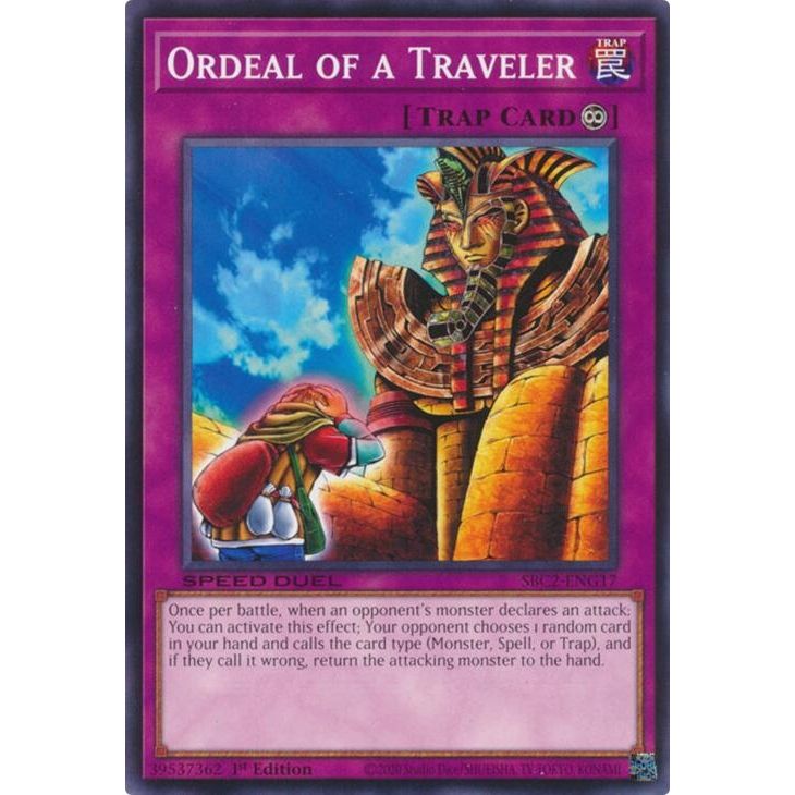 Image for Ordeal of a Traveler (SBC2-ENG17) (SBC2) - YuGiOh