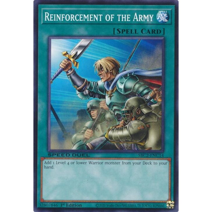 Image for Reinforcement of the Army (SBC2-ENC14) (SBC2) - YuGiOh
