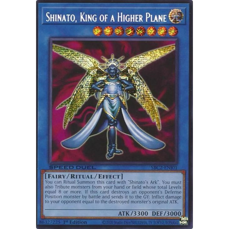 Image for Shinato, King of a Higher Plane (PSR) (SBC2-ENI01) (SBC2) - YuGiOh