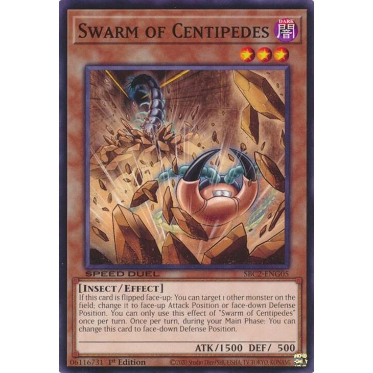 Image for Swarm of Centipedes (SBC2-ENG05) (SBC2) - YuGiOh
