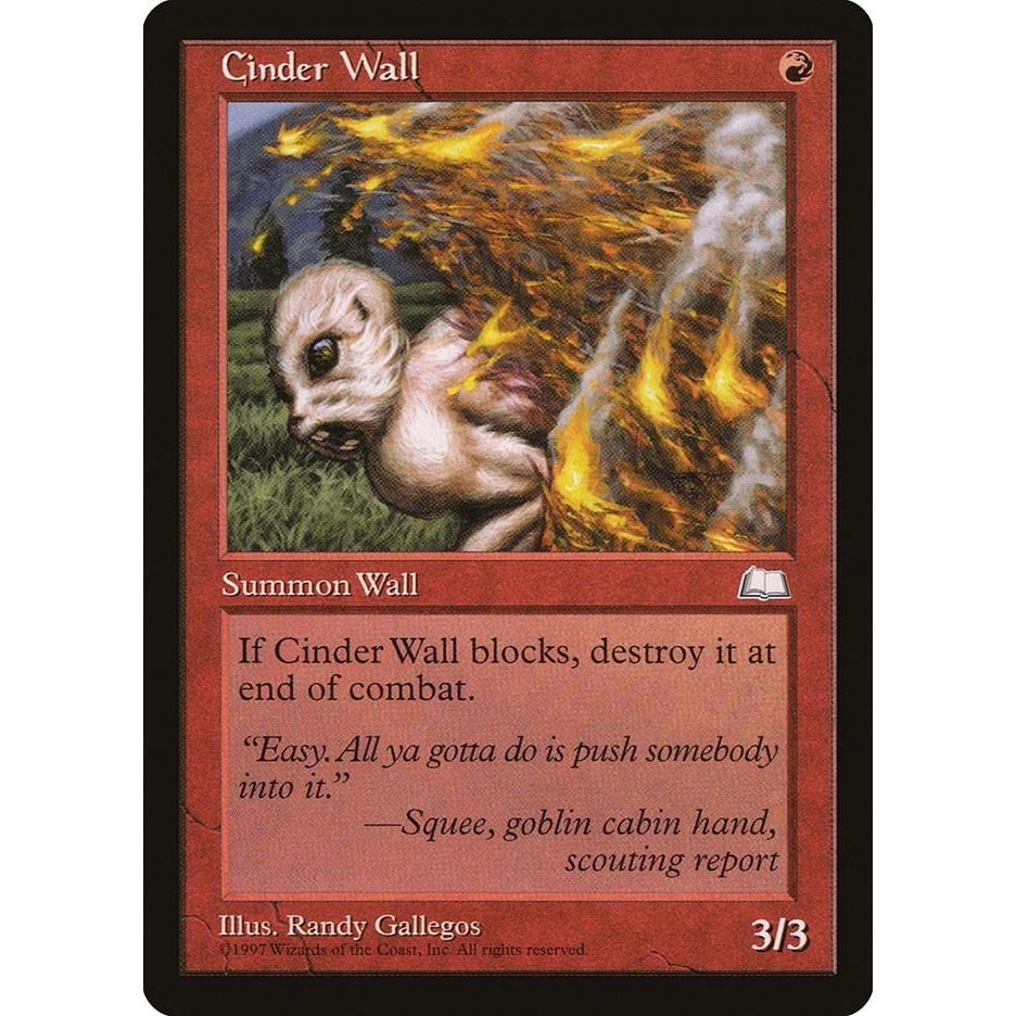 Image for Cinder Wall (WTH) - Magic: The Gathering
