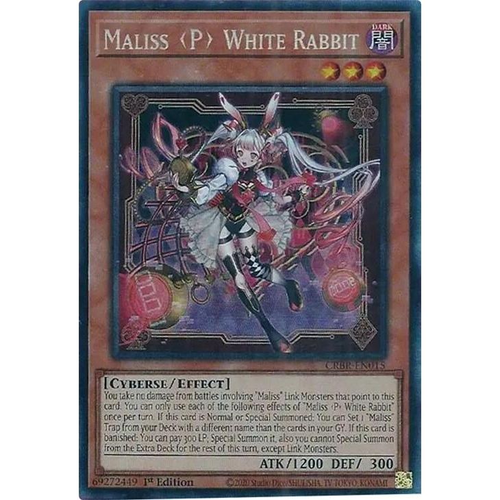 Image for Maliss P White Rabbit (CR) (CRBR-EN015) (CRBR) - YuGiOh