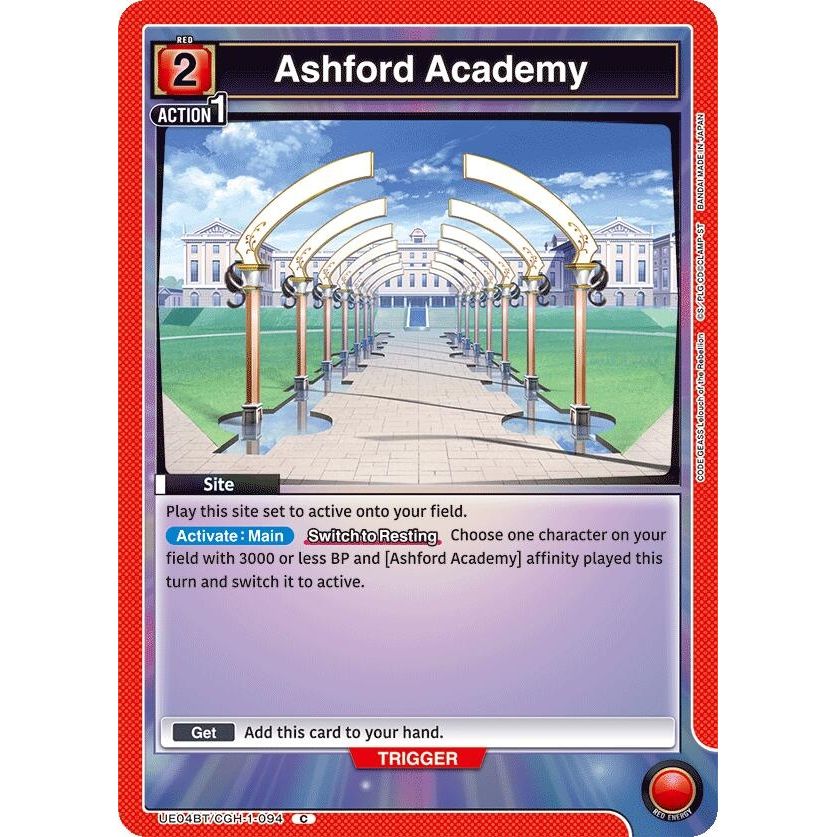 Image for Ashford Academy (UE04BT/CGH-1-094) (UE04BT) - Union Arena