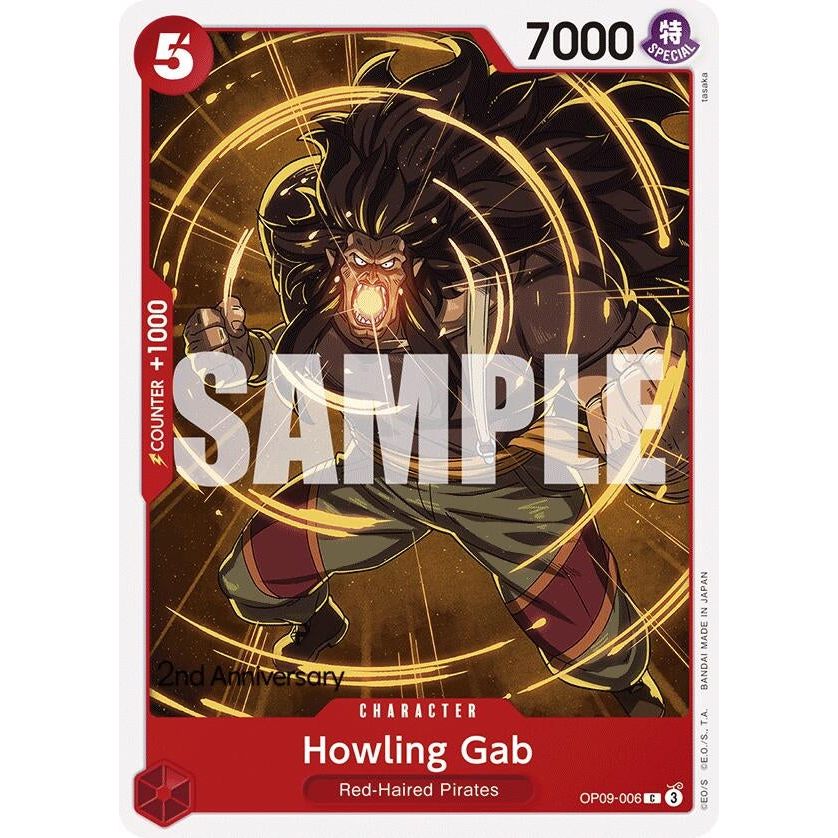 Image for Howling Gab (OP09-006) (OP09 ANN) - One Piece Card Game